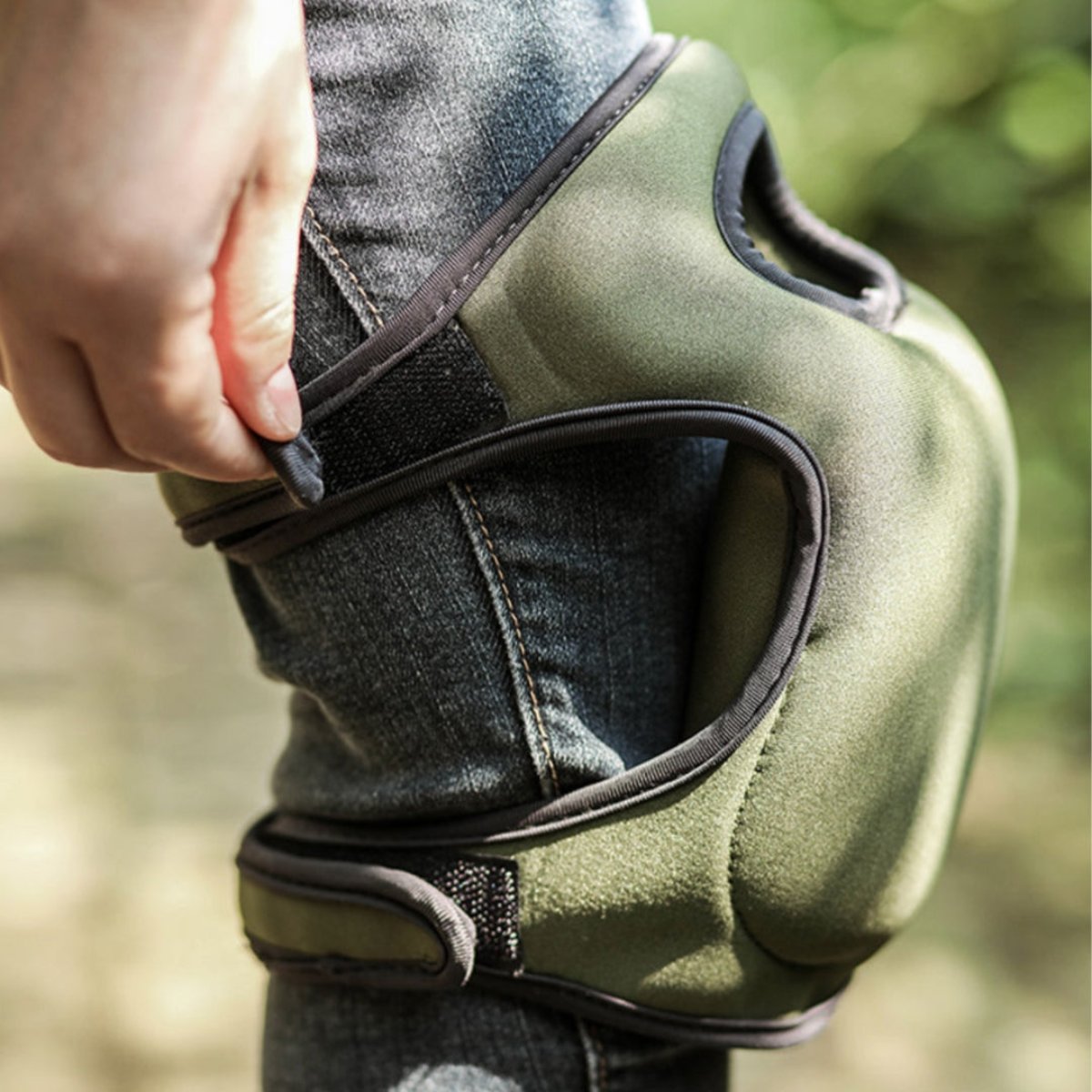 Kniebeschermers voor Tuinieren Ergonomisch Met Verstelbare Bandjes 3