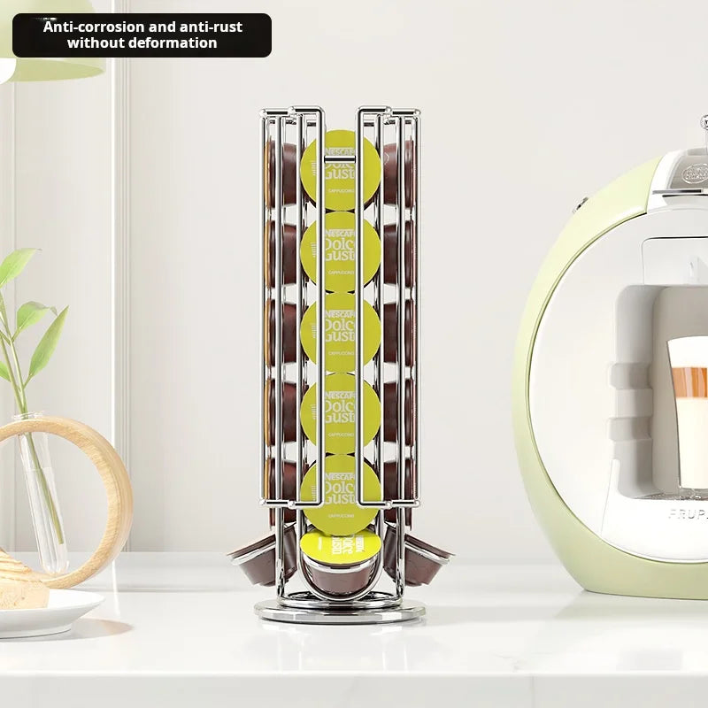 Koffiecapsulehouder Draaibaar voor 24 Capsules 2