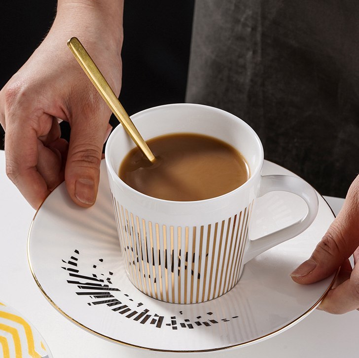 Koffiemok Creatief Met Bewegende Reflectie 1