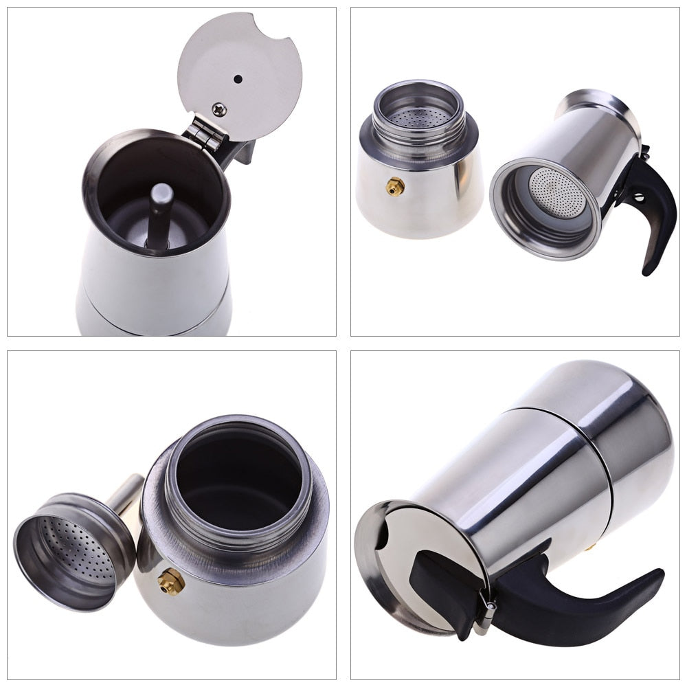 Koffiepot Mokka Espresso Percolator Stijlvol en Functioneel 2