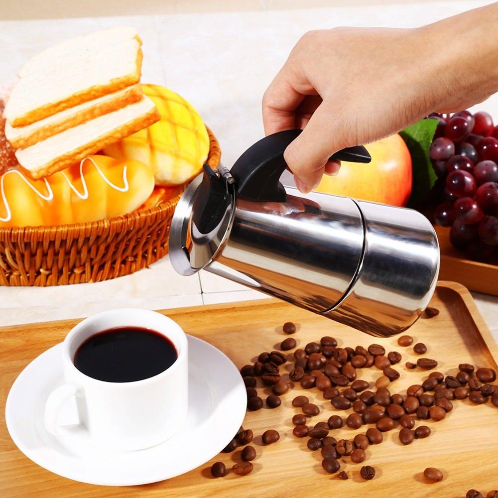 Koffiepot Mokka Espresso Percolator Stijlvol en Functioneel 3