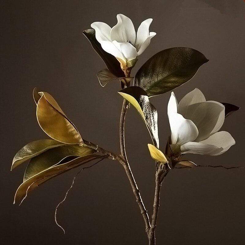 Kunstbloemen Boeket Magnolia Decoratief voor Huisdecoratie 0