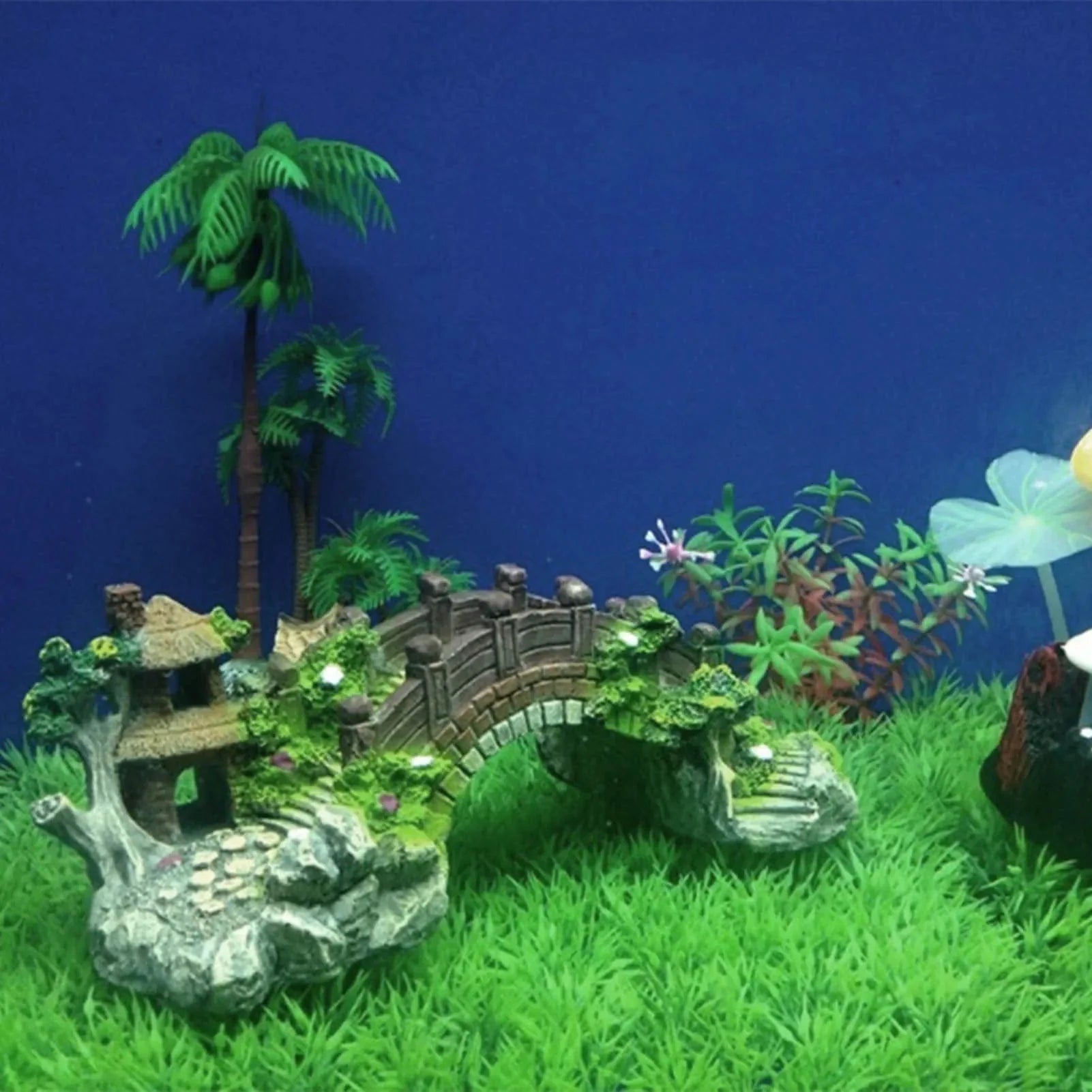 Kunstmatige Brug Aquariumdecoratie voor Vis Tank 1