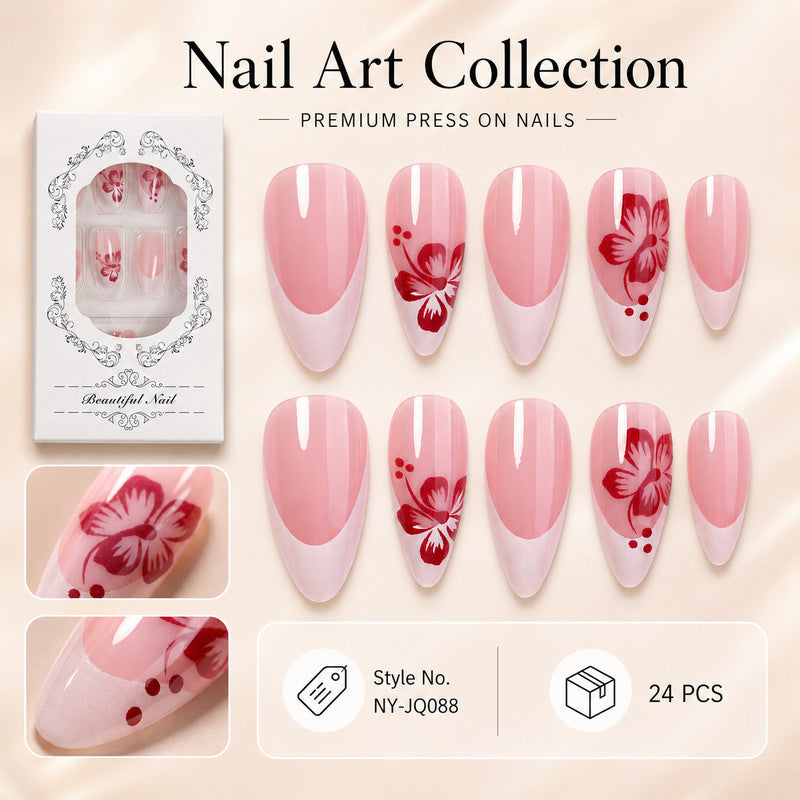 Kunstnagels voor Dames met Bloemmotief en Diverse Designs 5