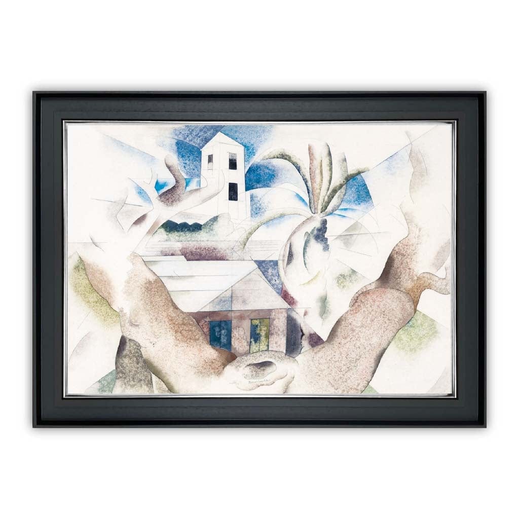 Kunstprint Bermuda Nr. 1 - Boom en Huis 1
