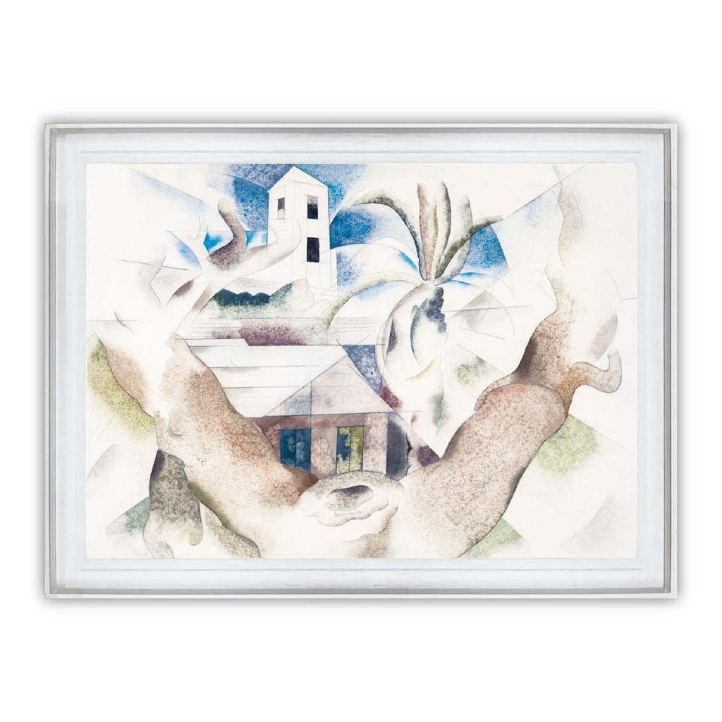 Kunstprint Bermuda Nr. 1 - Boom en Huis 6