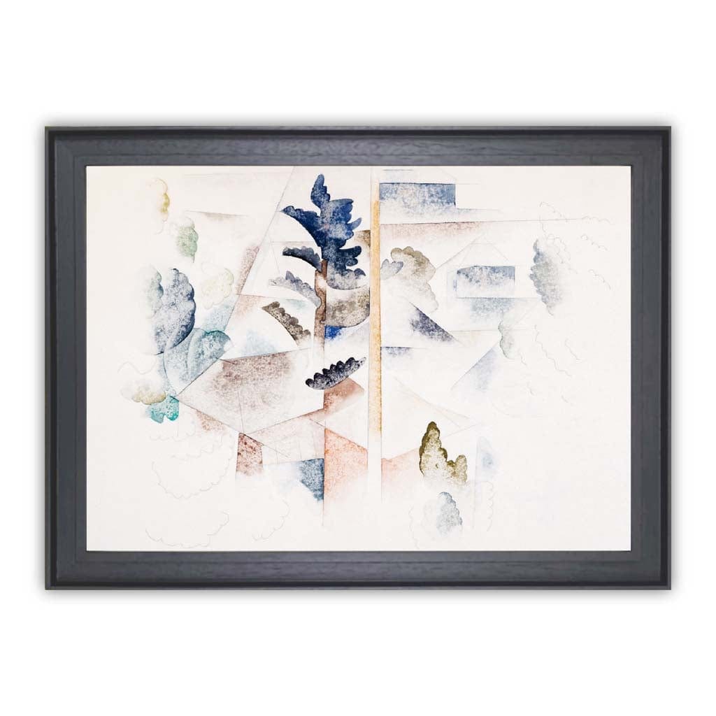 Kunstprint Bomen en Architectuur 4