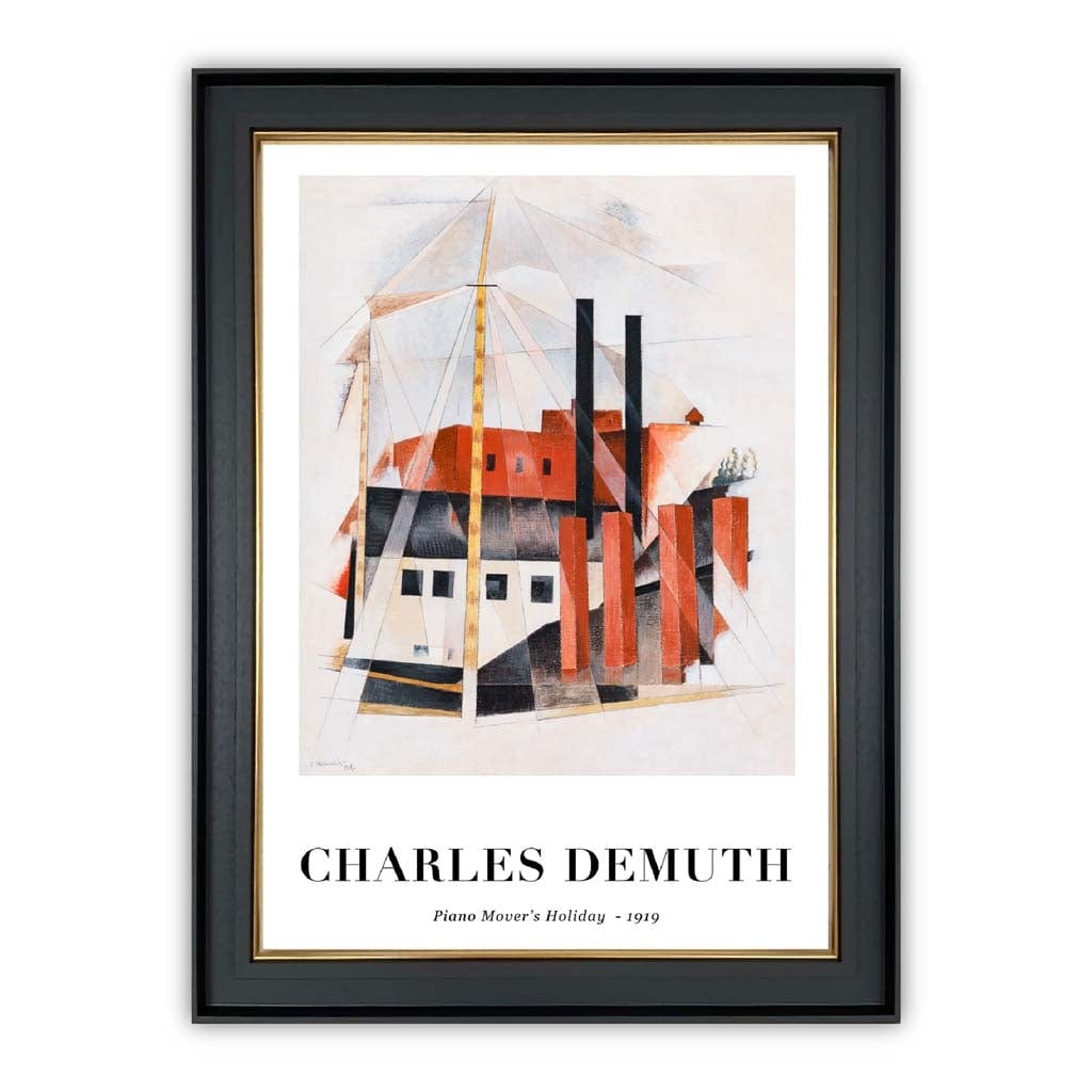 Kunstprint Charles Demuth - Pianotransporter 0