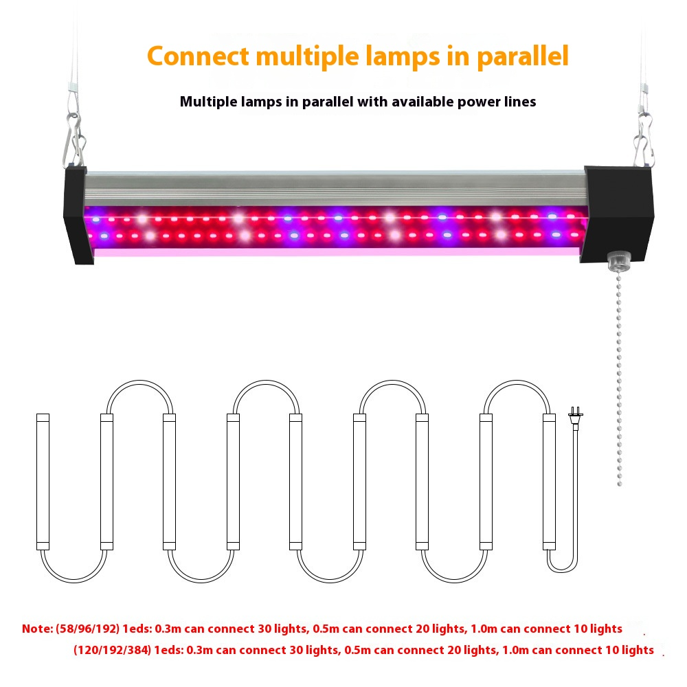 LED Plantenlamp Volledig Spectrum met Trekschakelaar 8
