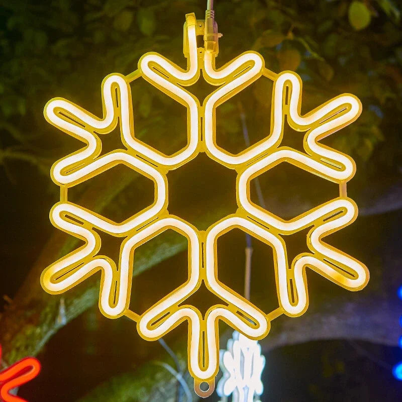 LED Sneeuwvlokverlichting voor Winterdecoratie 0