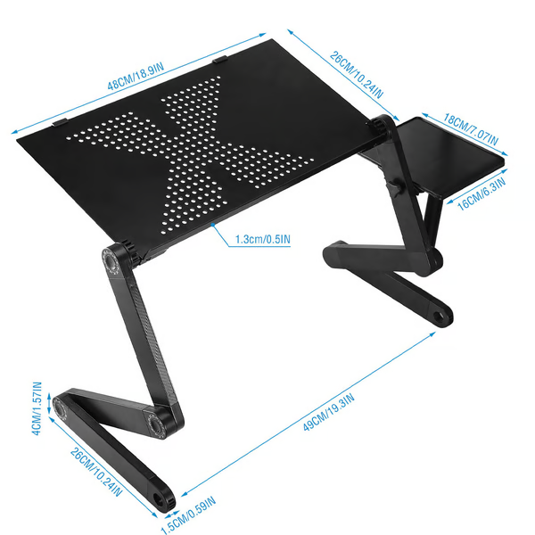 Laptopstandaard 360° Verstelbaar voor Thuis en Kantoor 6