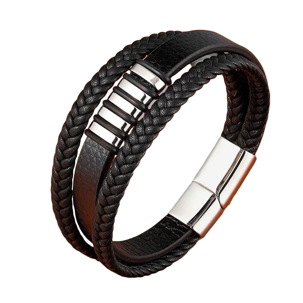 Lederen Heren Armband - Tijdloos en Stijlvol Accessoire 0