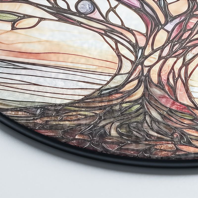 Levensboom Zonnevanger Handgemaakt Glas-in-Lood 3