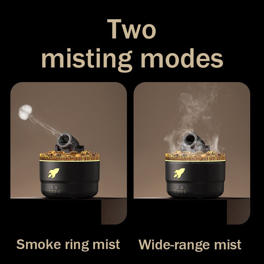 Luchtbevochtiger en Aroma Diffuser met Nachtlampje en Lava Effect 5