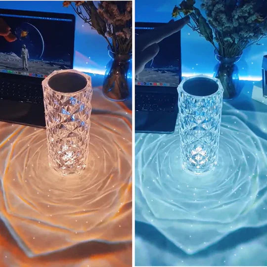 LumiCrystal LED Lamp Met Aanpasbare Kleuren 0