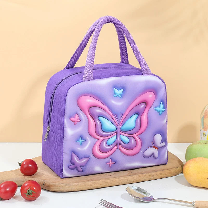 Lunchbox Kinderen Vrolijk Vlinderdesign Praktisch 0