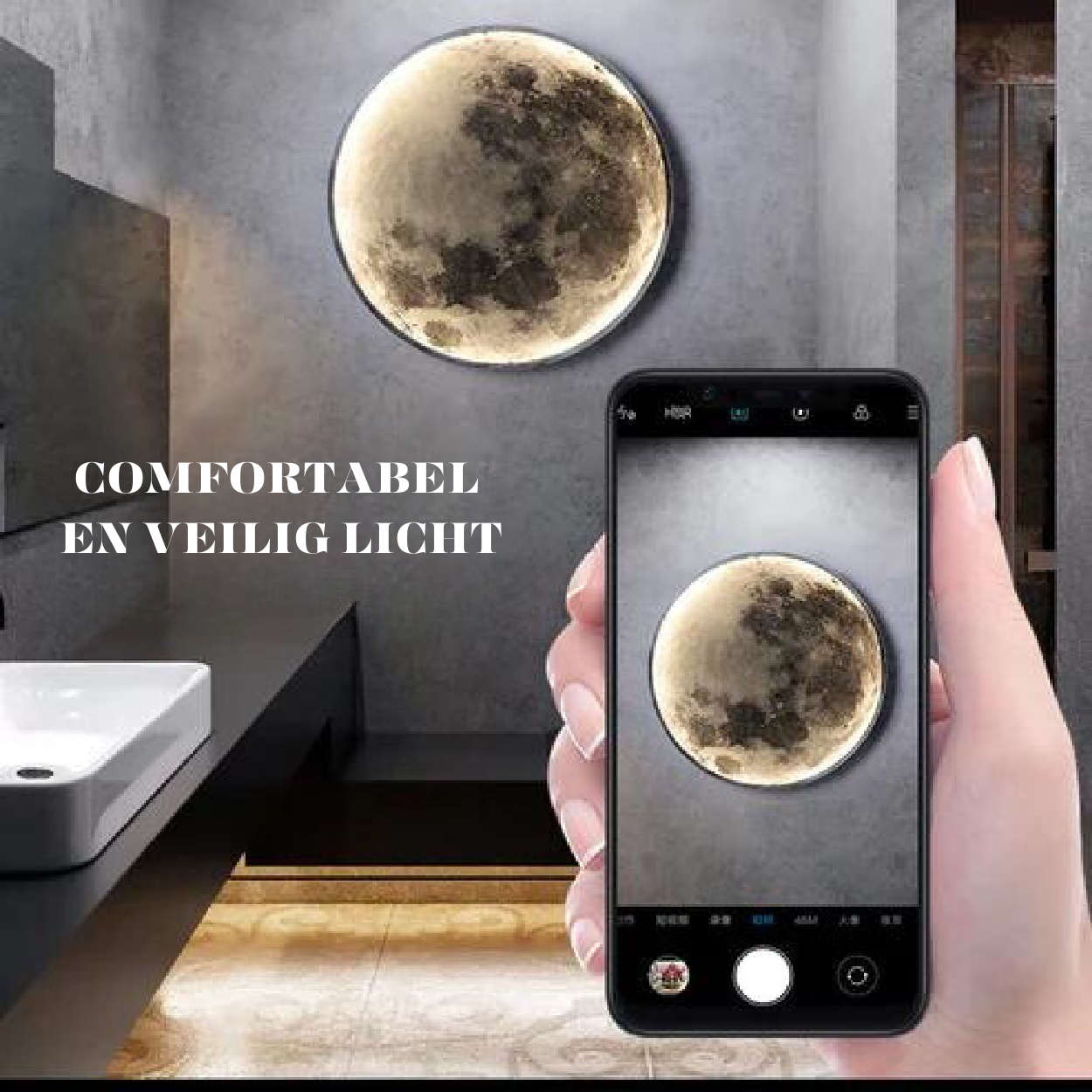 Maanlamp LunaGlow met Dimbare Verlichting 2