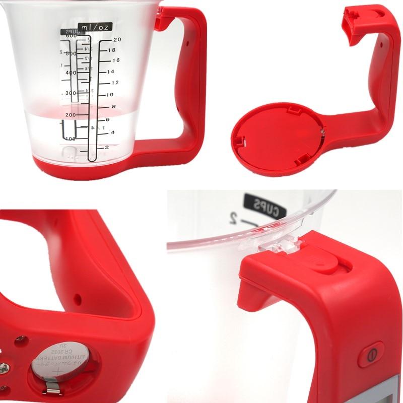 Maatbeker met LCD-Display voor Koffie en Thee, 1000 g Capaciteit, Multifunctioneel Keukenaccessoire 1