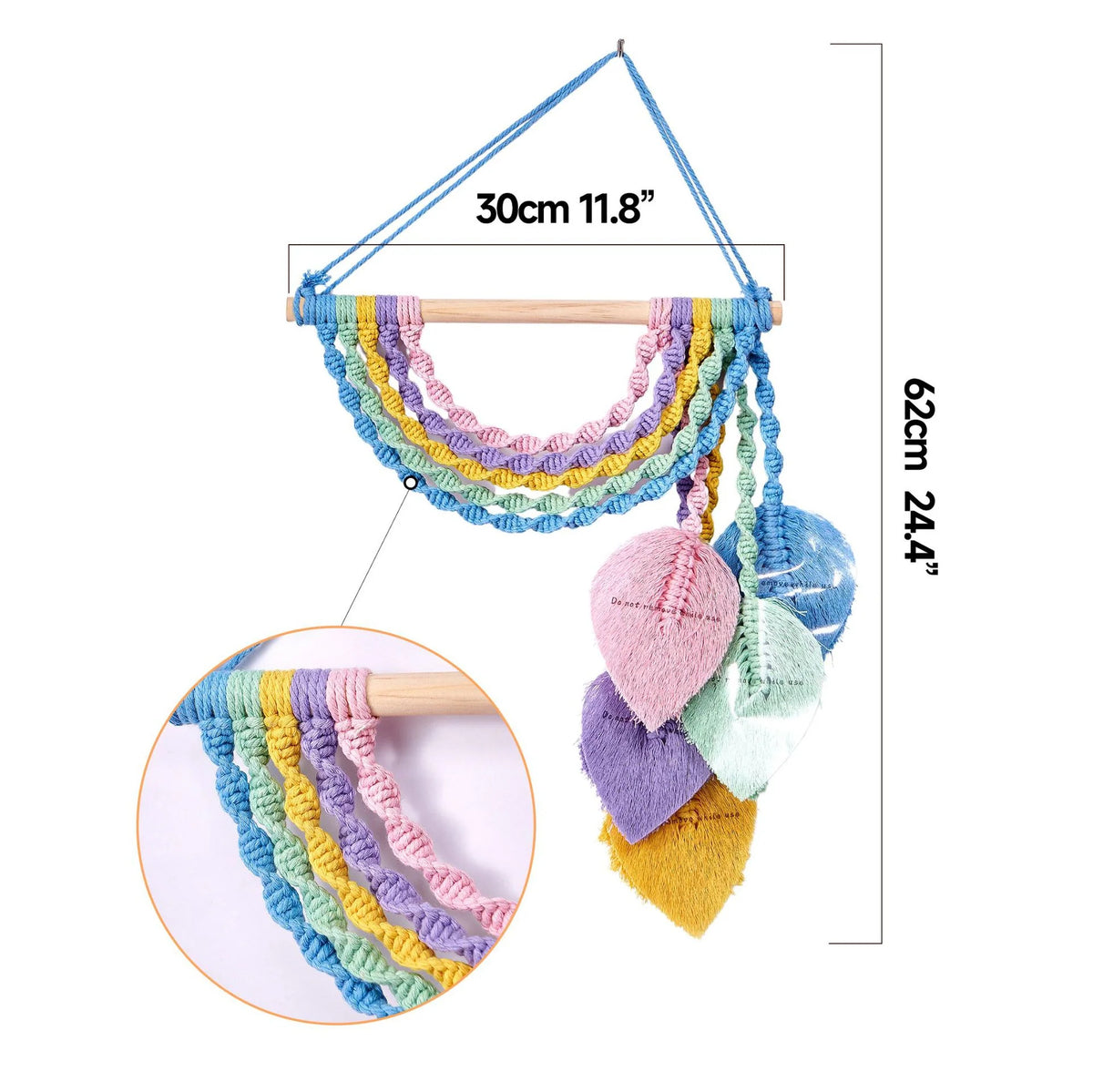 Macramé Wanddecoratie Bohemian Stijl 0