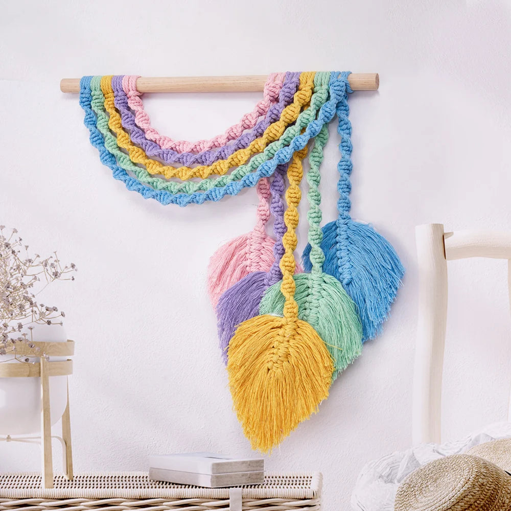 Macramé Wanddecoratie Bohemian Stijl 1