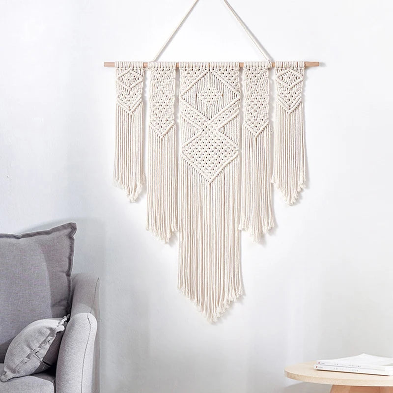 Macramé Wanddecoratie Bohemian Stijl 1