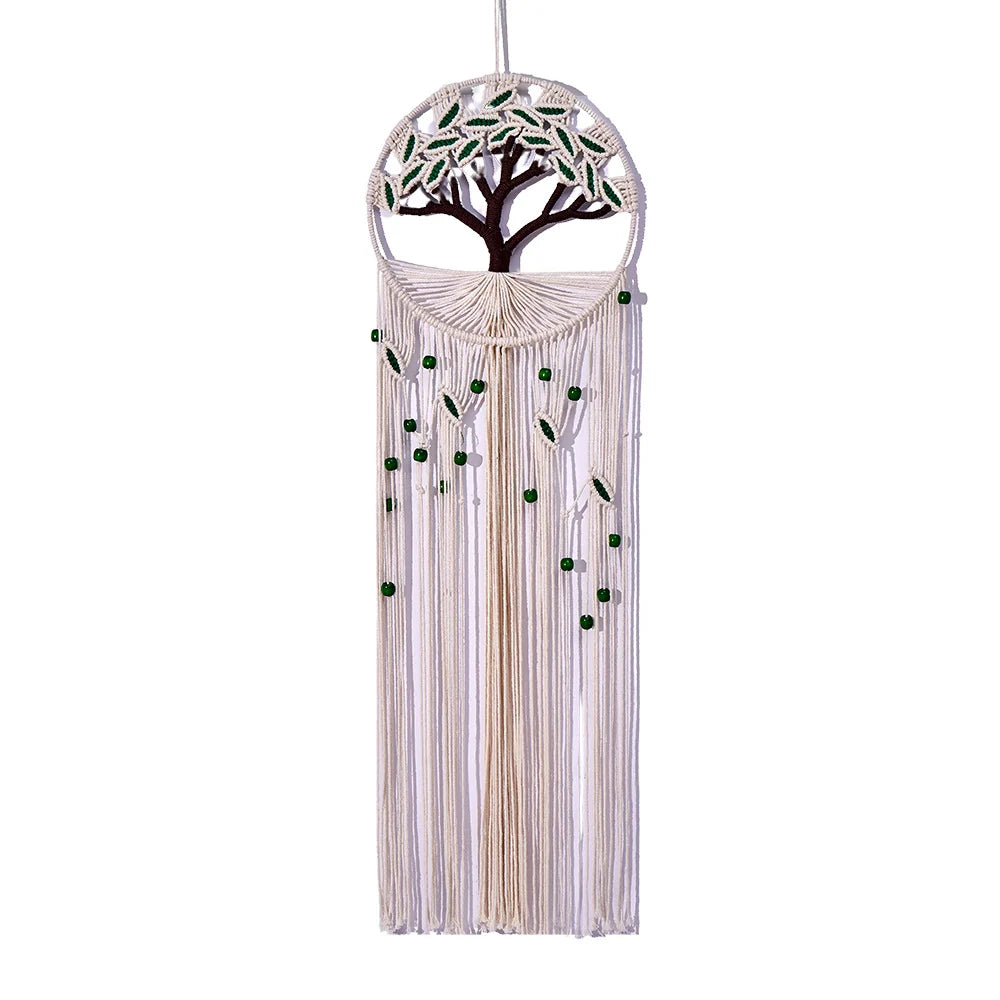 Macramé Wanddecoratie Levensboom Bohemian Stijl 4