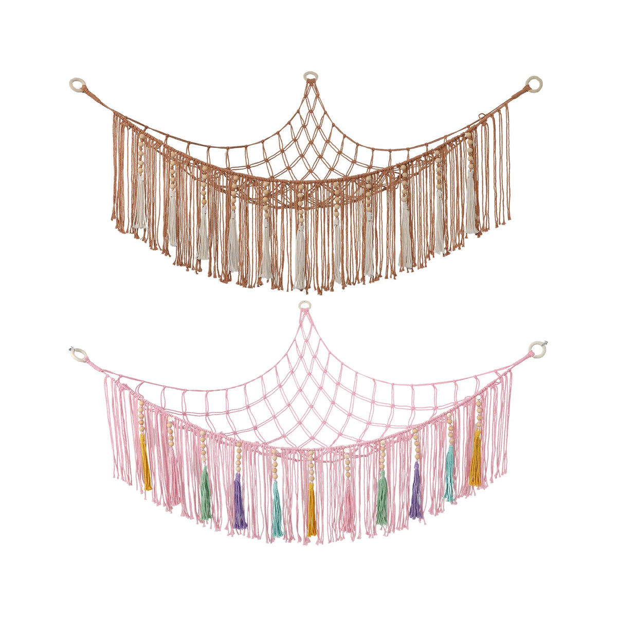 Macramé Wandplank Bohemian Stijlvol Wandrek 5
