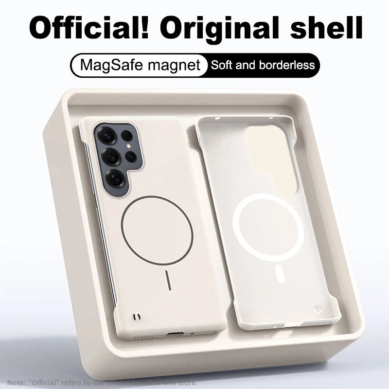 Magnetische Case voor Samsung Galaxy S25, S24, S23, S22, S21, S20 FE, Note 20 Ultra Plus 0