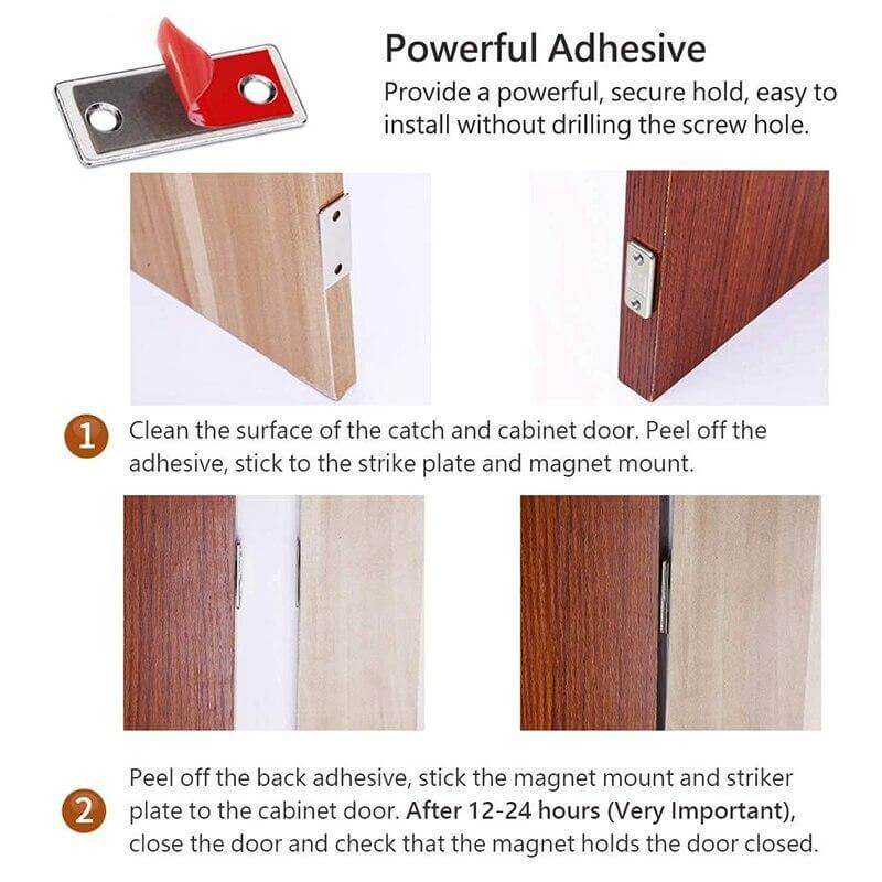 Magnetische Deurklink Ultradun voor Strakke Sluiting en Modern Interieur 3