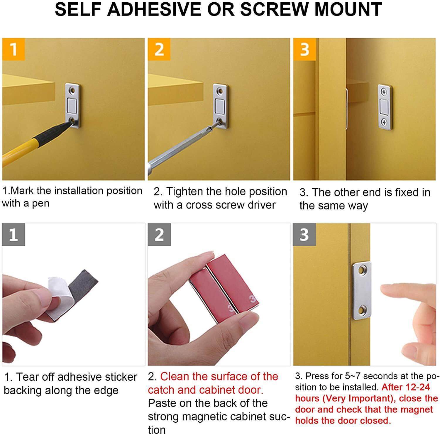 Magnetische Deurklink Ultradun voor Strakke Sluiting en Modern Interieur 5