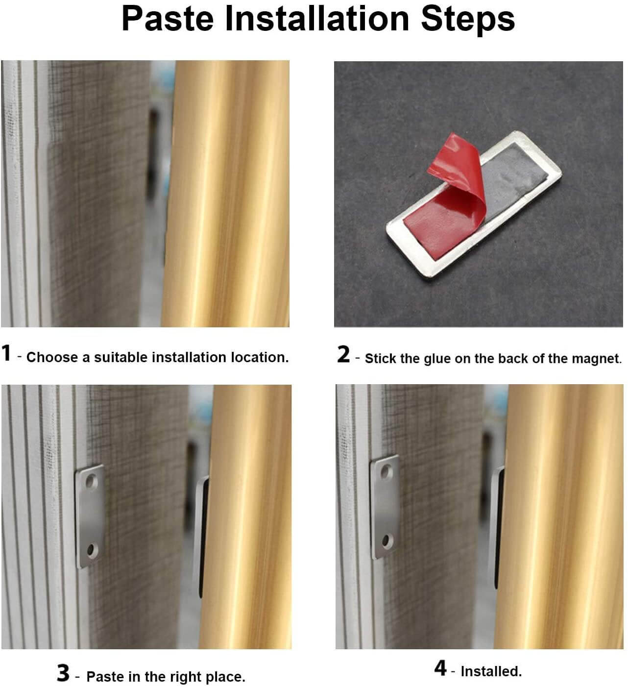 Magnetische Deurklink Ultradun voor Strakke Sluiting en Modern Interieur 8