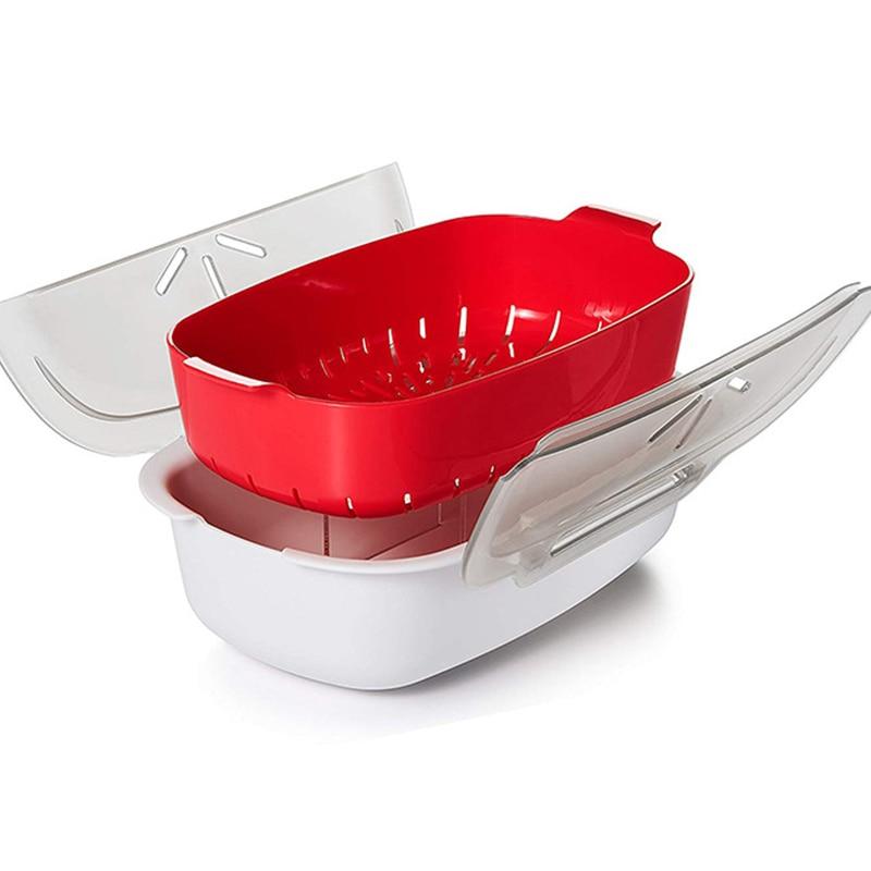 Magnetron Stoommand voor Groenten en Vlees Compact Kookaccessoire 4