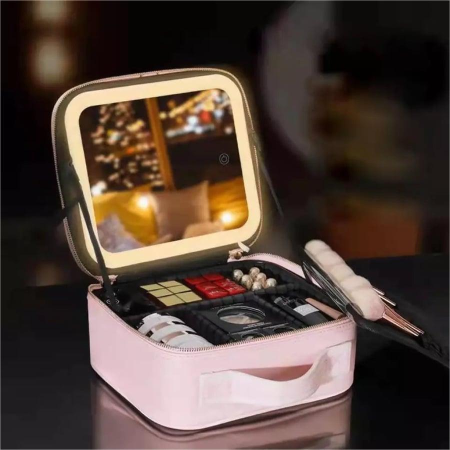 Make-up Organizer met LED Spiegel voor Vrouwen 0