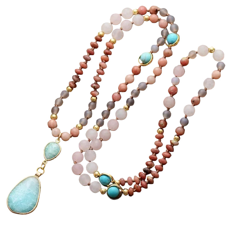 Mala Ketting voor Vrouwen met Pasteltinten 4