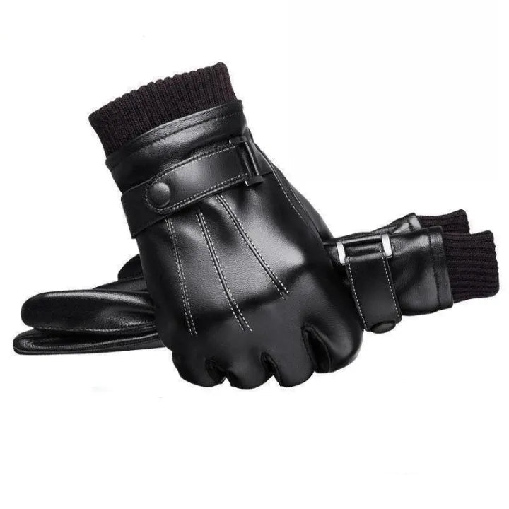 Mannen Leren Handschoenen Tijdloos Ontwerp 7