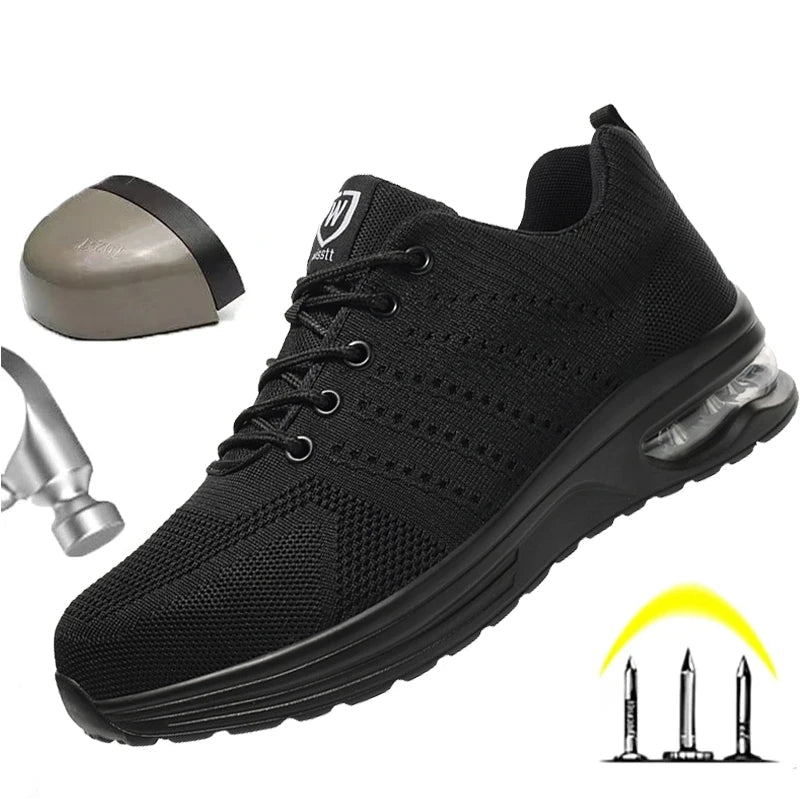 Mannen Veiligheidslaarzen Stalen Teen Sneakers Modern Design 0