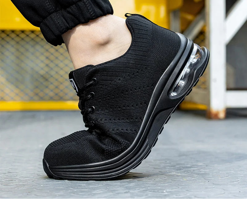 Mannen Veiligheidslaarzen Stalen Teen Sneakers Modern Design 4