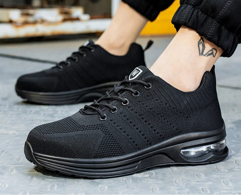 Mannen Veiligheidslaarzen Stalen Teen Sneakers Modern Design 5