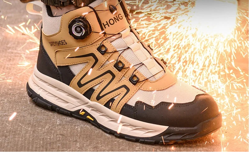 Mannen Veiligheidslaarzen Tactisch met Stalen Teen en Antislipzool 2