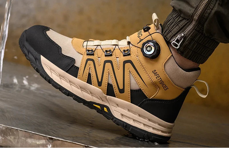 Mannen Veiligheidslaarzen Tactisch met Stalen Teen en Antislipzool 4