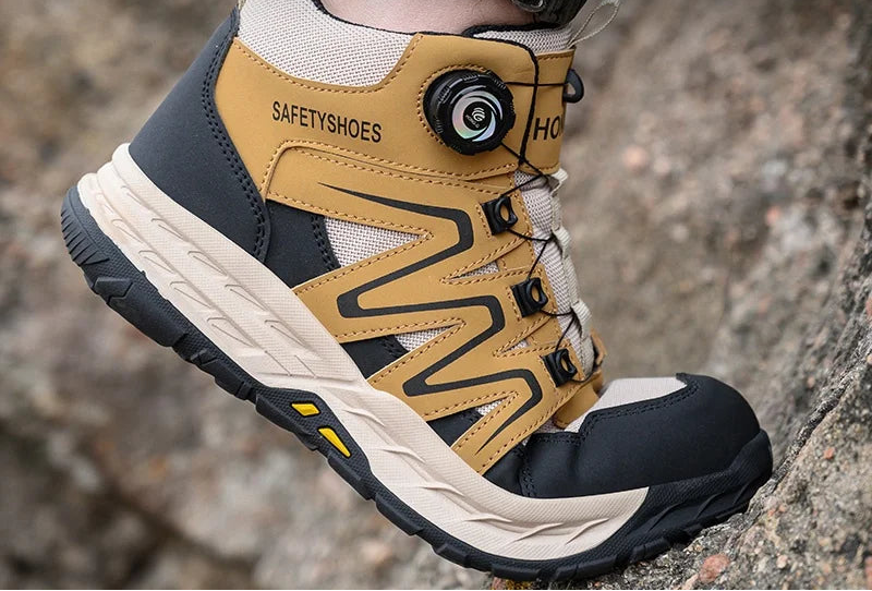 Mannen Veiligheidslaarzen Tactisch met Stalen Teen en Antislipzool 5