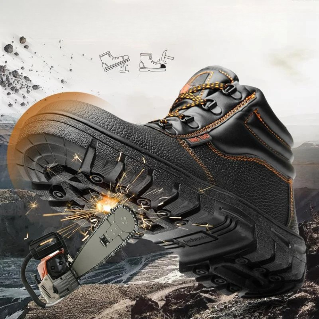 Mannen Veiligheidslaarzen Waterdicht met Antislip Zool voor Werk