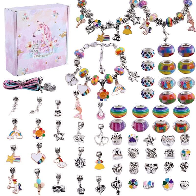 Meisjes Armband Knutselset Met Fonkelende Bedels 19