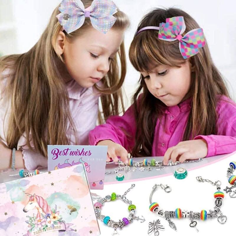 Meisjes Armband Knutselset Met Fonkelende Bedels 2