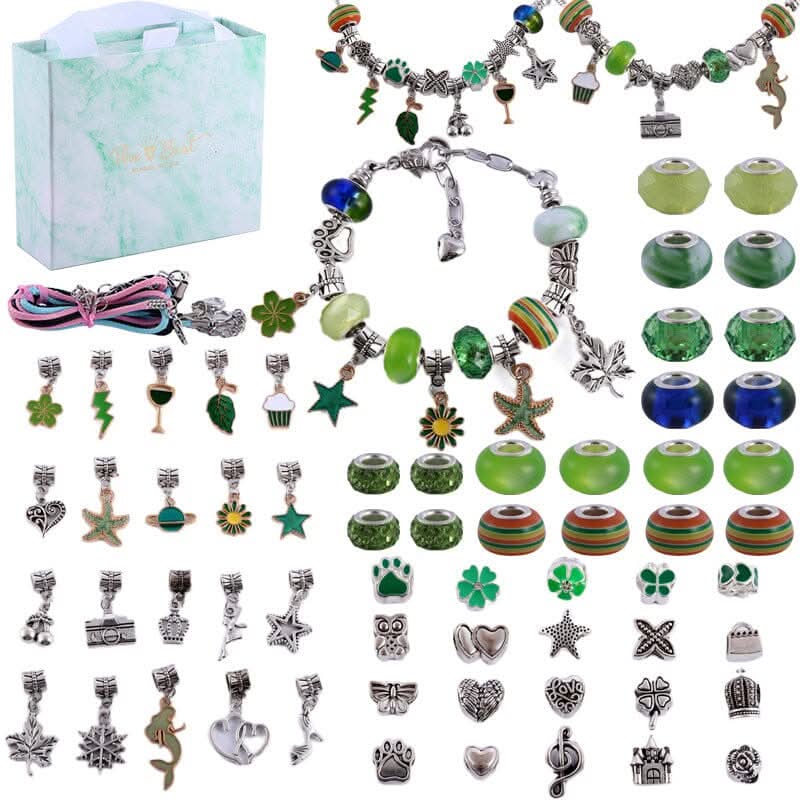 Meisjes Armband Knutselset Met Fonkelende Bedels 20