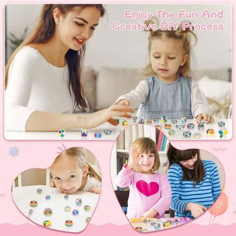 Meisjes Armband Knutselset Met Fonkelende Bedels 6