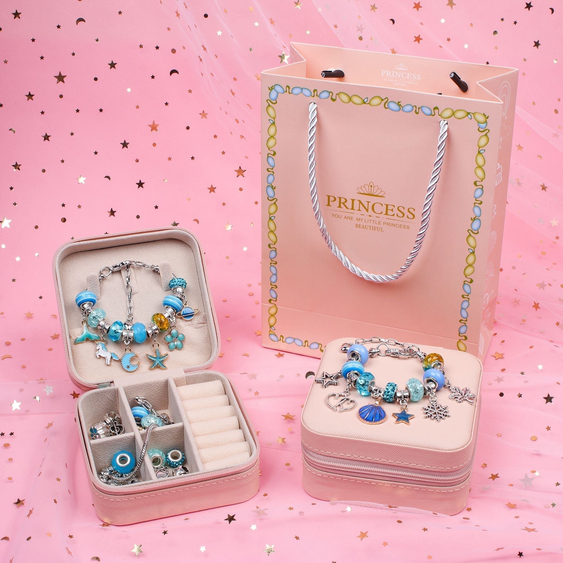 Meisjes DIY Sieraden Set met Bedelarmband 3
