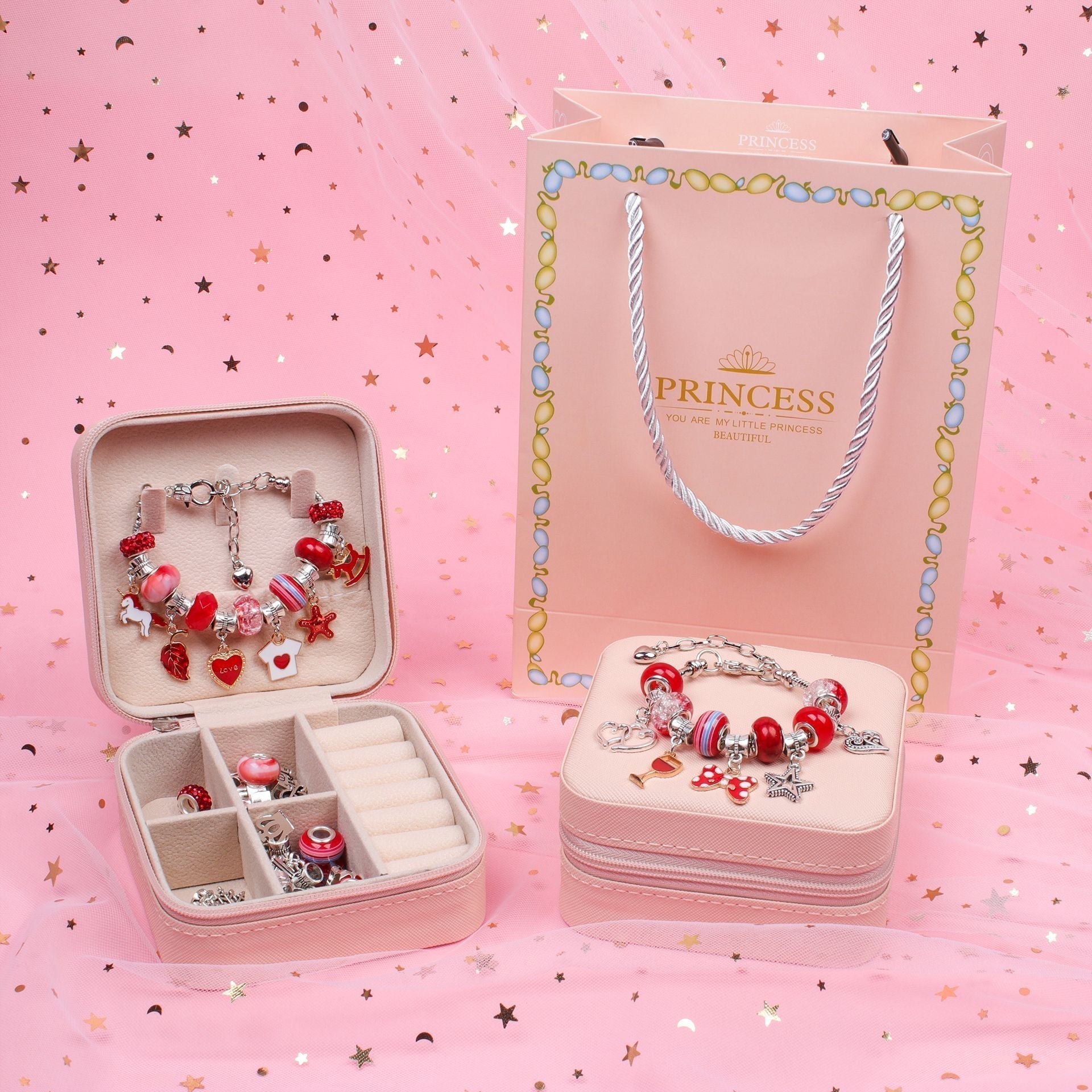Meisjes DIY Sieraden Set met Bedelarmband 5