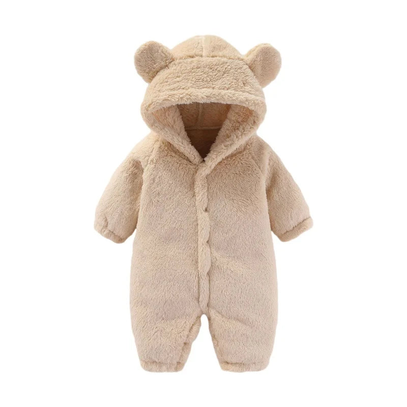 Meisjes Jumpsuit met Oren en Capuchon, Schattig en Warm voor Koude Dagen 4