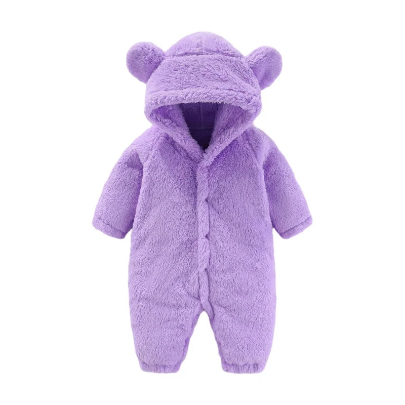 Meisjes Jumpsuit met Oren en Capuchon, Schattig en Warm voor Koude Dagen 8
